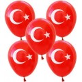 Ballon met turkse vlag